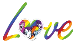 Size: 800x450 | Tagged: safe, derpibooru import, official, pinkie pie, rainbow dash, rarity, twilight sparkle, twilight sparkle (alicorn), alicorn, earth pony, pegasus, pony, unicorn, design, female, g4, heart, image, mare, merchandise, png, pride, pride flag, rainbow, shirt design, simple background, text, transparent background