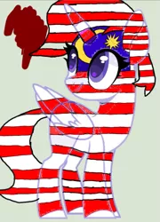 Size: 625x867 | Tagged: safe, artist:shafiqhafizi70, derpibooru import, oc, ponified, alicorn, pony, 1000 hours in ms paint, female, image, malaysia, malaysity, nation ponies, picture, png
