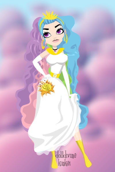 Size: 400x600 | Tagged: safe, artist:kinkei, derpibooru import, princess celestia, human, alternate hairstyle, base used, clothes, cutie mark, cutie mark on clothes, dress, ear piercing, earring, evening gloves, female, gloves, hand on hip, humanized, image, jewelry, jpeg, long gloves, makeup, necklace, piercing, smiling, solo