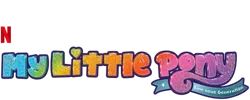 Size: 625x250 | Tagged: safe, derpibooru import, g5, my little pony: a new generation, german, image, my little pony: a new generation logo, netflix, no pony, official, png, simple background, text, transparent background