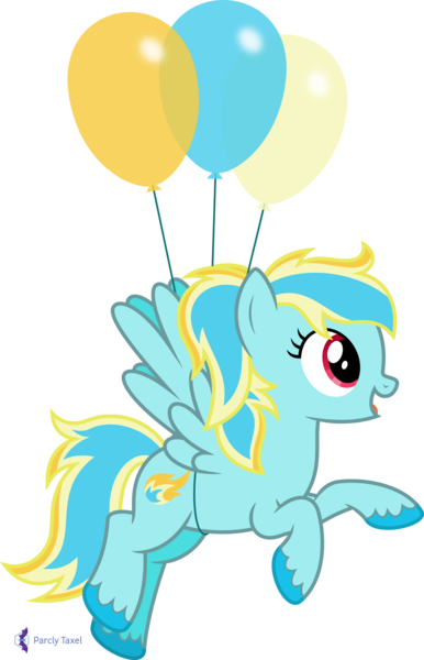 Size: 4000x6222 | Tagged: safe, artist:parclytaxel, derpibooru import, oc, oc:blazey blue, unofficial characters only, pegasus, pony, .svg available, absurd resolution, balloon, female, flying, image, mare, monthly reward, png, raised hoof, simple background, smiling, solo, transparent background, unshorn fetlocks, vector