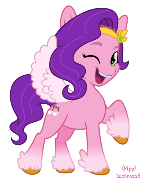 Size: 2000x2463 | Tagged: safe, artist:luckreza8, derpibooru import, pipp petals, pegasus, pony, .svg available, g5, happy, image, png, simple background, transparent background, vector