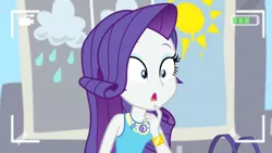 Size: 3410x1920 | Tagged: safe, derpibooru import, screencap, rarity, best trends forever, equestria girls, equestria girls series, best trends forever: twilight sparkle, bracelet, camera shot, female, geode of shielding, image, jewelry, jpeg, magical geodes, open mouth, rarity peplum dress, solo