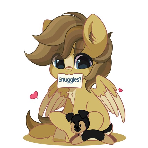 Size: 1080x1080 | Tagged: safe, artist:yomechka, derpibooru import, oc, oc:buttercup, pegasus, pony, colt, image, jpeg, male, sign