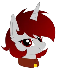 Size: 1582x2000 | Tagged: safe, artist:lonebigcity, derpibooru import, oc, oc:sofia svetlyy, pony, unicorn, collar, female, image, png, simple background, solo, transparent background