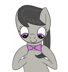 Size: 1018x1068 | Tagged: safe, artist:librarylonging, derpibooru import, octavia melody, earth pony, pony, bow, bowtie, image, png, simple background, solo, white background