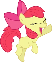 Size: 6000x7159 | Tagged: safe, artist:lightningtumble, derpibooru import, apple bloom, earth pony, pony, cheerful, female, filly, image, png, solo, vector