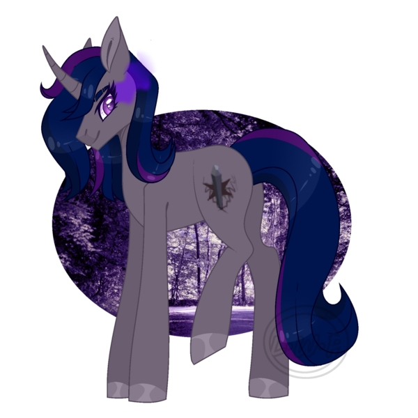 Size: 1280x1280 | Tagged: safe, artist:lilywolfpie-yt, derpibooru import, oc, pony, dark magic, female, image, magic, mare, png, solo