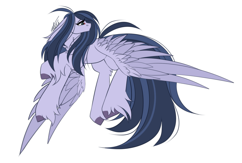 Size: 1500x1008 | Tagged: safe, artist:inspiredpixels, derpibooru import, oc, unofficial characters only, pegasus, pony, colored hooves, female, floppy ears, image, looking back, mare, png, signature, simple background, spread wings, transparent background, unshorn fetlocks, wings