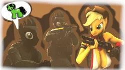 Size: 1280x720 | Tagged: suggestive, artist:epickitty54, artist:mod_24, derpibooru import, applejack, anthro, earth pony, pony, 3d, counter-strike: global offensive, image, png, pony cop, poster, source filmmaker, thumbnail