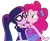 Size: 1024x849 | Tagged: safe, derpibooru import, editor:lonely fanboy48, pinkie pie, twilight sparkle, equestria girls, equestria girls series, twilight under the stars, spoiler:eqg series (season 2), background removed, bare shoulders, best friends, clothes, cute, glasses, heart, image, jewelry, necklace, png, sleeveless, space party outfits, strapless