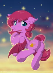 Size: 2254x3099 | Tagged: safe, alternate version, artist:fireworks sea, derpibooru import, oc, oc:cheery bell, bat pony, pony, image, looking at you, png, solo