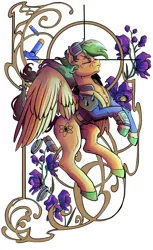 Size: 1024x1669 | Tagged: safe, artist:sourcherry, derpibooru import, oc, oc:atom smasher, pegasus, pony, fallout equestria, fallout equestria: duck and cover, fanfic art, image, jpeg, solo