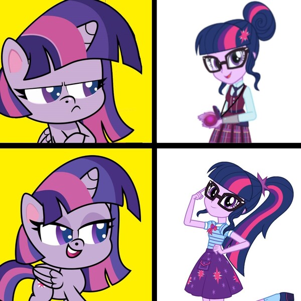 Size: 1300x1300 | Tagged: safe, derpibooru import, sci-twi, twilight sparkle, equestria girls, equestria girls series, friendship games, my little pony: pony life, zound off, spoiler:pony life s01e18, clothes, crystal prep academy uniform, image, jpeg, school uniform, twilight is not amused, unamused