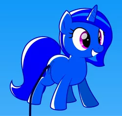 Size: 4096x3894 | Tagged: safe, artist:blue-vector, derpibooru import, oc, oc:blue vector, unofficial characters only, balloon pony, inflatable pony, pony, unicorn, hose, image, inflatable, jpeg, simple background, solo