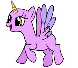 Size: 1332x1161 | Tagged: safe, artist:goldlines005, derpibooru import, oc, unofficial characters only, alicorn, pony, alicorn oc, base, eyelashes, female, horn, image, mare, open mouth, png, simple background, smiling, solo, transparent background, two toned wings, wings