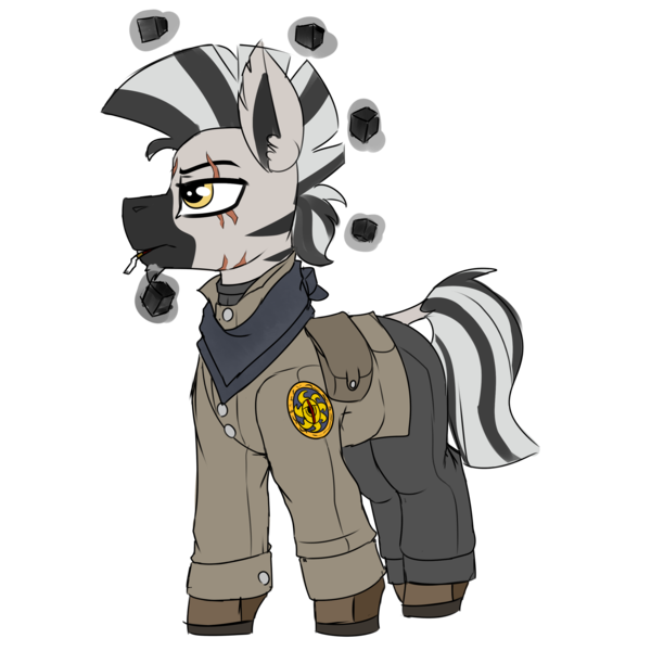 Size: 2700x2700 | Tagged: safe, artist:coatieyay, derpibooru import, oc, oc:ahrim, zebra, cigarette, clothes, image, male, png, simple background, transparent background