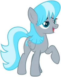 Size: 1024x1279 | Tagged: safe, artist:pegasski, derpibooru import, oc, oc:sea spray, pegasus, pony, female, image, mare, png, raised hoof, simple background, solo, transparent background