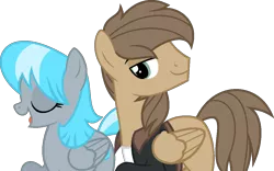 Size: 1179x736 | Tagged: safe, artist:pegasski, derpibooru import, oc, oc:sea spray, ponified, pegasus, pony, agent 14, base used, female, gta online, image, male, mare, png, simple background, stallion, transparent background