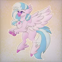 Size: 800x800 | Tagged: safe, artist:rdgnjq, derpibooru import, silverstream, classical hippogriff, hippogriff, cute, diastreamies, image, jewelry, jpeg, necklace
