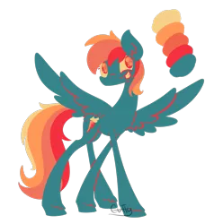 Size: 1029x1082 | Tagged: safe, artist:cuttycommando, derpibooru import, rainbow dash, pony, image, limited palette, png, simple background, solo, transparent background