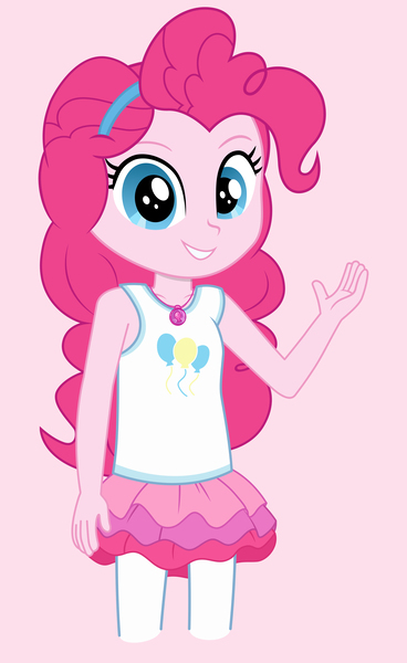 Size: 6412x10442 | Tagged: safe, artist:nightdrawing21, derpibooru import, pinkie pie, equestria girls, equestria girls series, clothes, cute, cutie mark, cutie mark on clothes, diapinkes, female, geode of empathy, girly, image, jpeg, magical geodes, outfit, preteen, smiling, solo, tanktop, vector