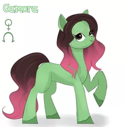 Size: 1569x1600 | Tagged: safe, artist:shamone, derpibooru import, ponified, earth pony, pony, female, g5, gamora, gotg, guardians of the galaxy, image, jpeg, mare, marvel