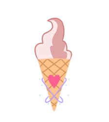 Size: 411x459 | Tagged: safe, artist:goldlines005, derpibooru import, oc, unofficial characters only, cutie mark, cutie mark only, food, ice cream, ice cream cone, image, no pony, png, simple background, transparent background