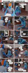 Size: 2000x5190 | Tagged: suggestive, artist:stellarator, derpibooru import, trixie, oc, oc:smoothie, anthro, unguligrade anthro, comic:we will be adored, comic:we will be adored part 18, 3d, blender, comic, cycles, image, not sfm, png