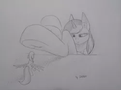 Size: 4162x3102 | Tagged: safe, artist:skanim-sdw, derpibooru import, oc, oc:chrystal, oc:darky wings, unofficial characters only, pegasus, unicorn, fetish, hoof fetish, image, macro, micro, png, traditional art, wings, wings down