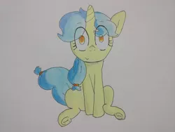 Size: 2000x1500 | Tagged: safe, artist:cherro, derpibooru import, oc, oc:viewing pleasure, unofficial characters only, pony, unicorn, female, image, jpeg, solo, traditional art