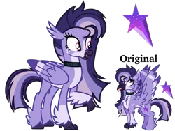 Size: 4500x3375 | Tagged: safe, artist:avatarmicheru, derpibooru import, oc, oc:nightfall comet, classical hippogriff, hippogriff, hybrid, female, image, interspecies offspring, offspring, parent:mordecai, parents:mordetwi, parent:twilight sparkle, png, simple background, solo, transparent background