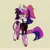 Size: 1932x1933 | Tagged: safe, artist:_psiionix_, derpibooru import, twilight sparkle, pony, unicorn, alternate cutie mark, alternate hairstyle, beige background, black lipstick, choker, clothes, colored ears, colored hooves, curved horn, ear fluff, female, glasses, horn, image, jpeg, leonine tail, lipstick, mare, pigtails, punklight sparkle, redesign, shirt, snip (coat marking), socks (coat marking), solo, striped shirt, yellow eyes