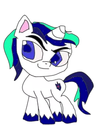 Size: 1171x1458 | Tagged: safe, artist:goldlines005, derpibooru import, shining armor, pony, unicorn, my little pony: pony life, spoiler:pony life s02e20, 1000 hours in ms paint, image, little miss fortune, male, png, simple background, smiling, solo, stallion, transparent background, unshorn fetlocks