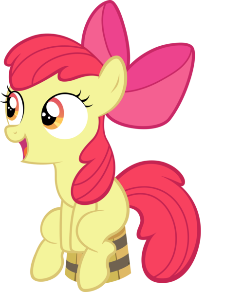 Size: 2666x3204 | Tagged: safe, artist:sunran80, derpibooru import, apple bloom, earth pony, pony, bucket, female, filly, image, png, sitting, solo, vector