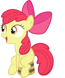 Size: 2666x3204 | Tagged: safe, artist:sunran80, derpibooru import, apple bloom, earth pony, pony, bucket, female, filly, image, png, sitting, solo, vector