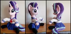 Size: 1433x693 | Tagged: safe, artist:littlefairyswonders, derpibooru import, starlight glimmer, pony, clothes, image, irl, photo, plushie, png, schoolgirl, solo