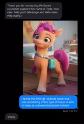 Size: 513x750 | Tagged: safe, derpibooru import, edit, edited screencap, screencap, sunny starscout, earth pony, pony, my little pony: a new generation, g5, image, png, solo, texting