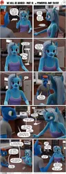 Size: 2000x5190 | Tagged: suggestive, artist:stellarator, derpibooru import, trixie, oc, oc:smoothie, anthro, unguligrade anthro, comic:we will be adored, comic:we will be adored part 18, 3d, blender, comic, cycles, image, not sfm, png