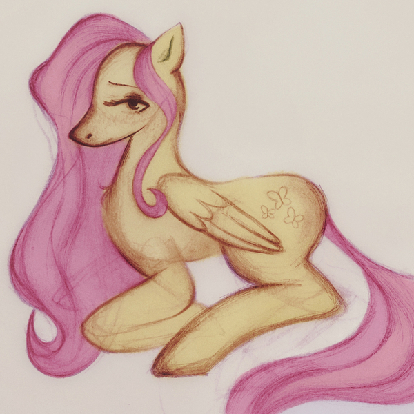 Size: 1280x1280 | Tagged: safe, artist:devilledgreggs, derpibooru import, fluttershy, pegasus, pony, female, image, jpeg, mare, solo