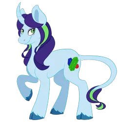 Size: 1281x1314 | Tagged: safe, artist:toxal, derpibooru import, oc, unnamed oc, classical unicorn, dracony, hybrid, unicorn, cloven hooves, curved horn, fangs, horn, image, interspecies offspring, leonine tail, offspring, parent:rarity, parent:spike, parents:sparity, png, simple background, solo, transparent background, unshorn fetlocks