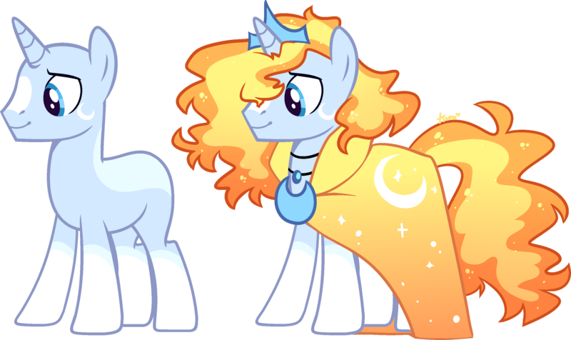 Size: 2804x1667 | Tagged: safe, artist:kurosawakuro, derpibooru import, oc, pony, unicorn, bald, image, male, offspring, parent:princess luna, parent:sunburst, parents:lunaburst, png, simple background, solo, stallion, transparent background