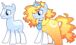 Size: 2804x1667 | Tagged: safe, artist:kurosawakuro, derpibooru import, oc, pony, unicorn, bald, image, male, offspring, parent:princess luna, parent:sunburst, parents:lunaburst, png, simple background, solo, stallion, transparent background