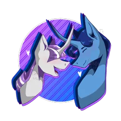 Size: 1280x1280 | Tagged: safe, artist:baradalilly, derpibooru import, night light, twilight velvet, pony, unicorn, female, image, male, mare, nightvelvet, png, shipping, stallion, straight