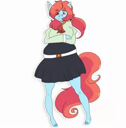 Size: 2276x2316 | Tagged: safe, artist:inisealga, derpibooru import, oc, unofficial characters only, anthro, earth pony, clothes, commission, earth pony oc, image, jpeg, simple background, skirt, sticker, sticker pack, sticker set, sweater, transparent background