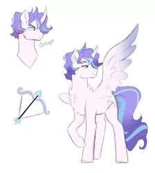Size: 1280x1426 | Tagged: safe, artist:void-sommar, derpibooru import, oc, oc:prince eros, unofficial characters only, alicorn, pony, alicorn oc, cutie mark, horn, image, jpeg, male, next generation, offspring, parent:princess cadance, parent:shining armor, parents:shiningcadance, wings