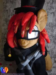 Size: 2304x3072 | Tagged: safe, artist:1stastrastudio, derpibooru import, oc, oc:knight, unofficial characters only, pony, clothes, hat, image, irl, jpeg, male, photo, plushie, solo, stallion