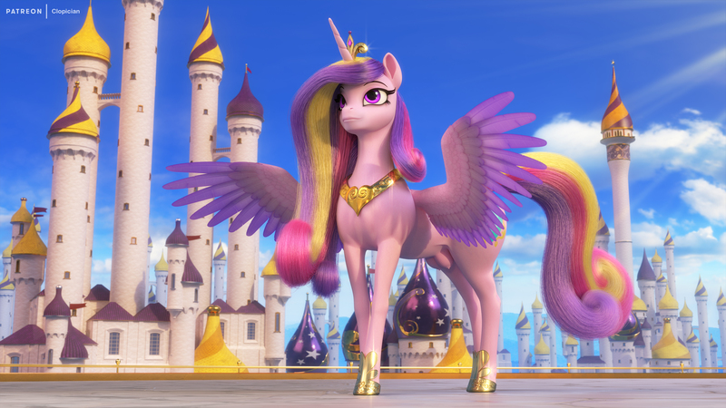 Size: 3840x2160 | Tagged: questionable, artist:clopician, derpibooru import, princess cadance, alicorn, pony, 3d, anatomically correct, autodesk maya, butt, crotchboobs, female, image, jpeg, mare, nudity, plot, pose, solo, solo female, tail, teasing, teats, wings