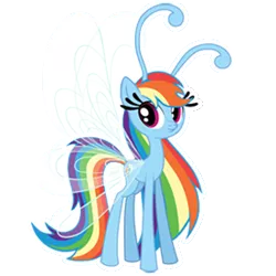 Size: 274x274 | Tagged: artist needed, safe, derpibooru import, rainbow dash, breezie, it ain't easy being breezies, breeziefied, gameloft, image, png, simple background, species swap, transparent background, vector