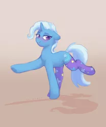 Size: 1286x1548 | Tagged: safe, artist:flixanoa, derpibooru import, trixie, pony, unicorn, blushing, clothes, cute, diatrixes, female, floppy ears, image, lidded eyes, mare, png, ponies in socks, socks, solo